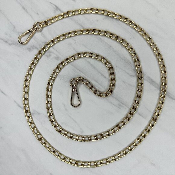Gold Tone Chain Link Purse Strap Replacement Handbag Accessory ✨ - Picture 1 of 11